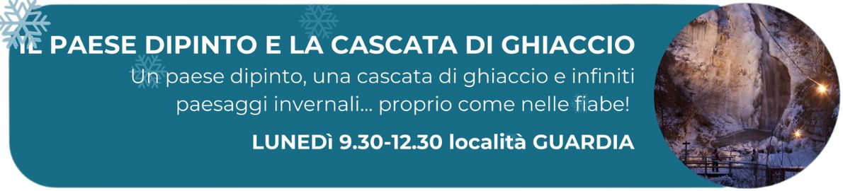 proposta paese dipinto e cascate ghiaccio hotel luna bianca